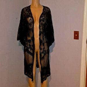 Fashon nova M Black kimono